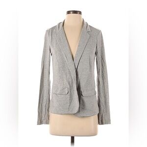 J Jill Linen Blend Open Front Sweater Blazer